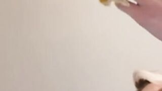 smasheddely with a banana