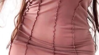 Louisa khovanski busty see through dress