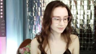 hey_marusya russian nerd slut in stockings dildo play 2