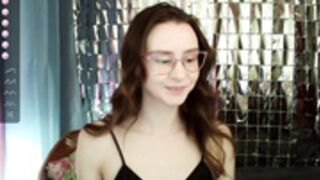 hey_marusya russian nerd slut in stockings dildo play 2