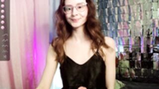 hey_marusya russian nerd slut in stockings dildo play 3