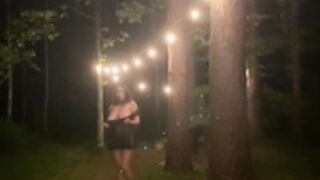 Louisa Khovanski Topless Forest