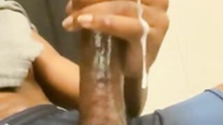 My big dick stroked