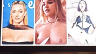 Celebrities AssToy Cumtribute
