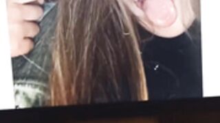 18yo baby got a cumtribute