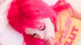 Purple Bitch And Virtual Lady First Threesome