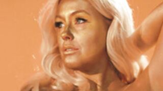 Meg Turney shows all playing Bond babe