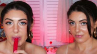 Angelique asmr twin fun video and licking