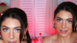 Angelique asmr twin fun video and licking