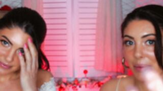 Angelique asmr twin fun video and licking