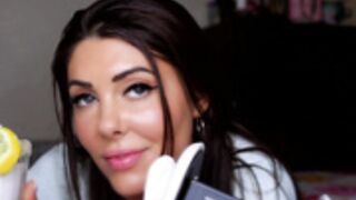 Angelique asmr Ear licking