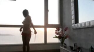 makayla nude at sunset