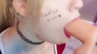 Heatherbby - Handcuffed Harley BJ