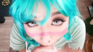 Spo0pyKitten OF Nel Sucks Your Dick 2