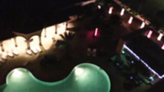 Heatherbby - Late night fun on the hotel balcony