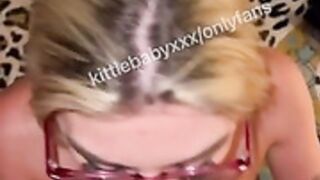 kittiebabyxxx huge facial on glasses