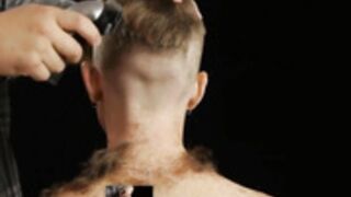 gorgeous redhead shaved smooth bald