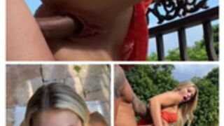 ScarlettKissesXO - Creampie In balcony