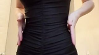 AubreyJane.Fitness  tight dress, great body