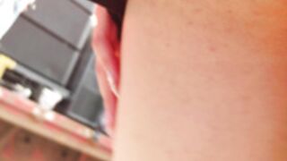 Dressed like a trashy skank & got nerve to pull it down