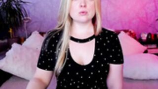 ellawel with a wand and a spotted dress