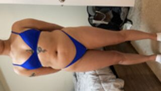 Asian girl in bikini