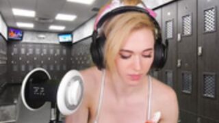 Amouranth - locker room lola asmr