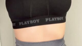 Sky Bri trying on clothes 2