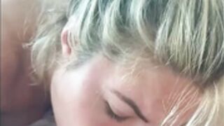 Kaili Thorne shows amazing deepthroat skills