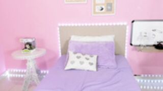 Little_Effy18 Metallic Pink Bikini New 4K Camera