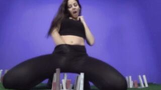 Giantess Cali- Grows and Destroys Cities