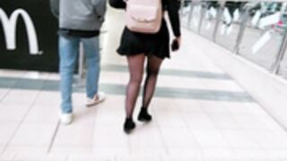 Indian girl slutwalk in minis candid public