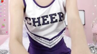 Little_Effy18 Cute Cheerleader Blowjob