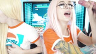 SlA_SlBERlA_GamerSquad 4some, double anal creampie fake