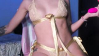 Briannafolch golden lingerie