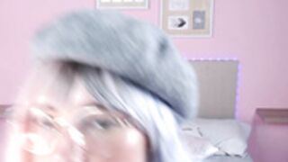 Little_Effy18 Pink Lingerie Squat Twerk