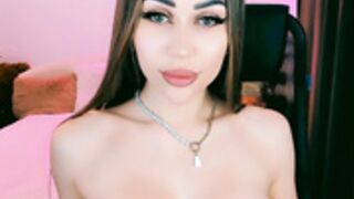 Vilena Davis nude strip and lotion tit rubs