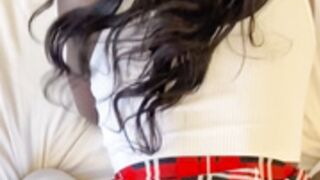 Amira West school girl outfit