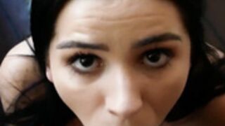 GF's Teen Friend Shows me how she can Suck Cock, Facial