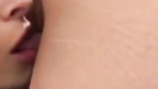 Two girls in a dressing booth