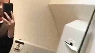 Flight attendant uses in flight wifi to cam