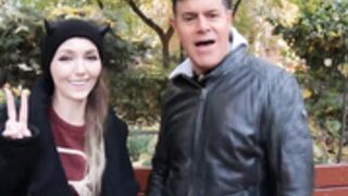 Sia Siberia shoots with (fucks) porno Dan