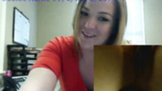 Amy Madison Desk Cumshow 1