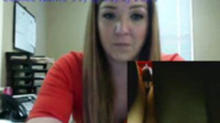 Amy Madison Desk Cumshow 1