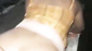 Public sex doggy style