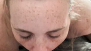 Freckled MILF Morning Wood Working