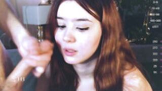 knock1knock  cutest gurl ever sucks small penis