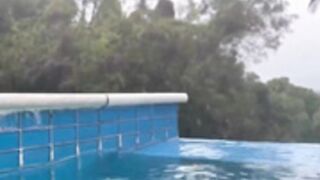 Jasmine See - Nude POV Blowjob Pool Sextape Video Leake