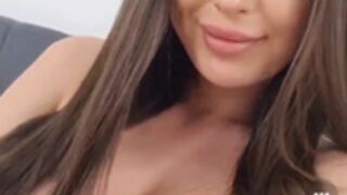 KhandiRogers "call me" tit flash