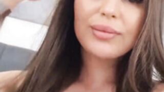 KhandiRogers "call me" tit flash